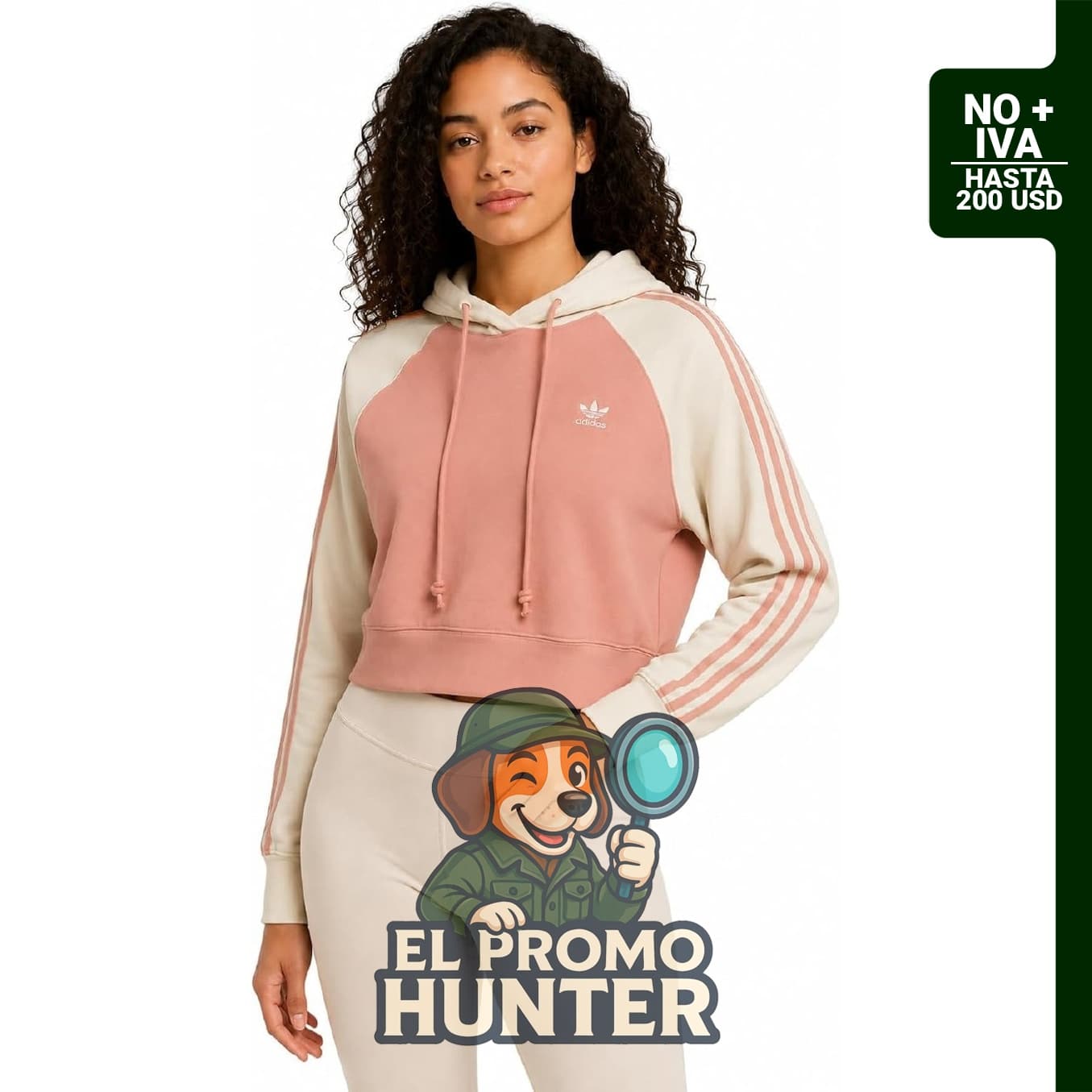 Buzo adidas Adicolor Classics, sudadera con capucha para mujer.