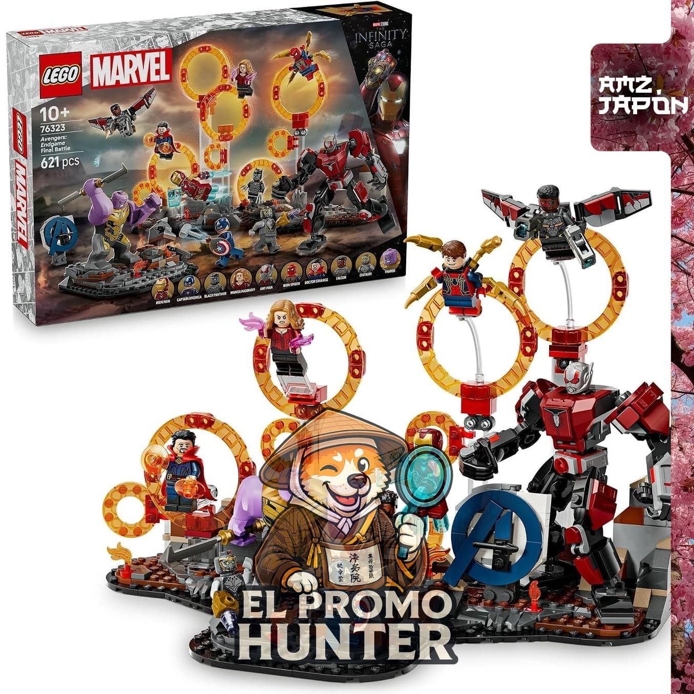 Lego 76323 Marvel Avengers End Game, set de construcción para niños de 10 a 12 años.