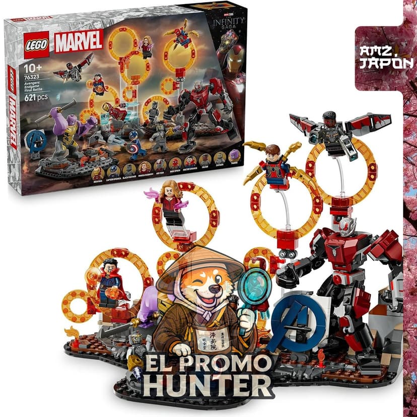Lego 76323 Marvel Avengers End Game, set de construcción para niños de 10 a 12 años.