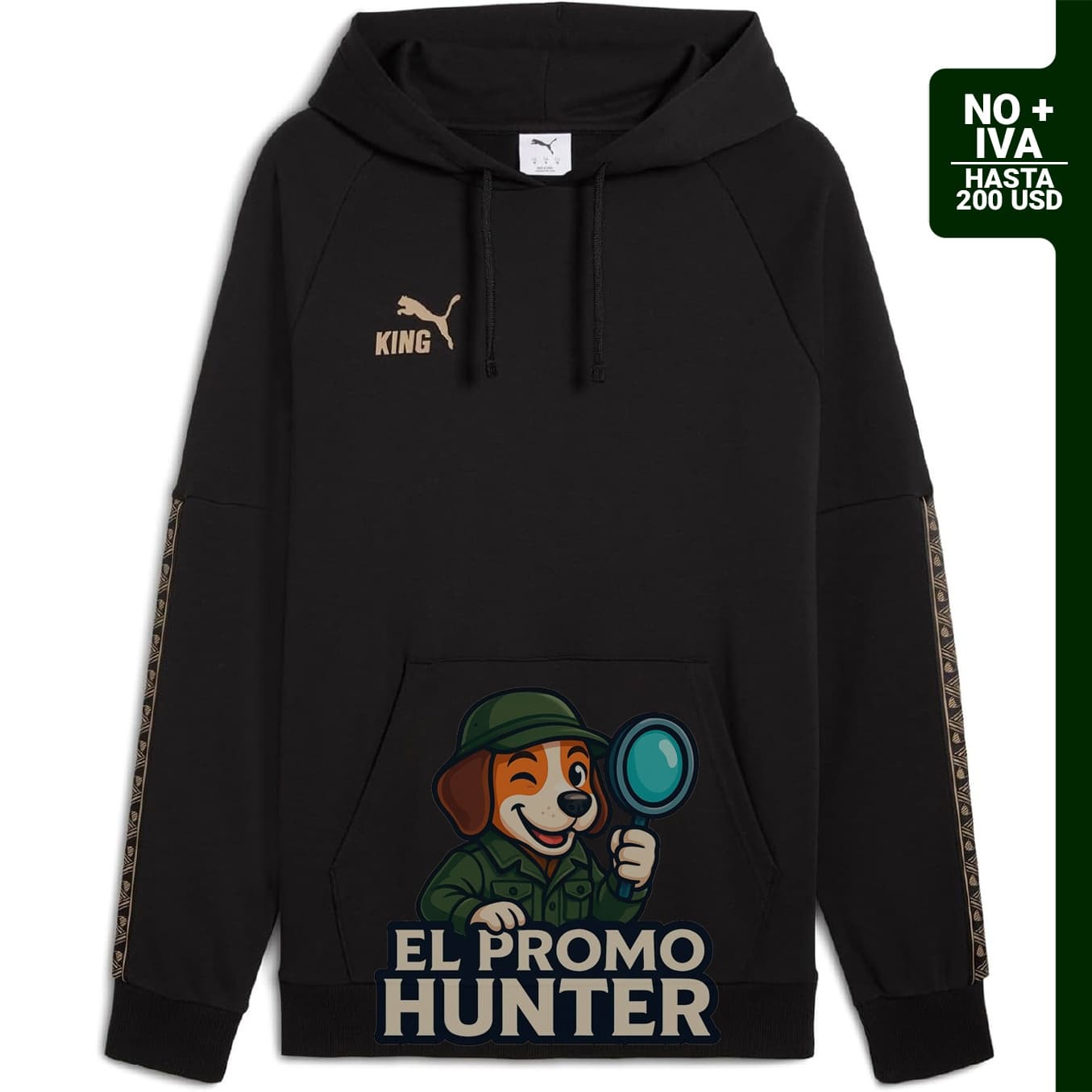 PUMA Sudadera con capucha King para hombre, prenda de vestir para uso casual.