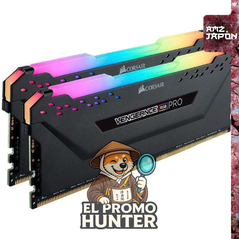 Módulo de memoria CORSAIR VENGEANCE RGB PRO Series DDR4-2666MHz de 16GB (2 x 8GB)