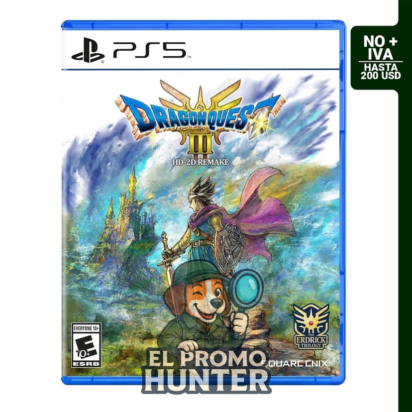 DRAGON QUEST III HD-2D Remake para PlayStation 5.