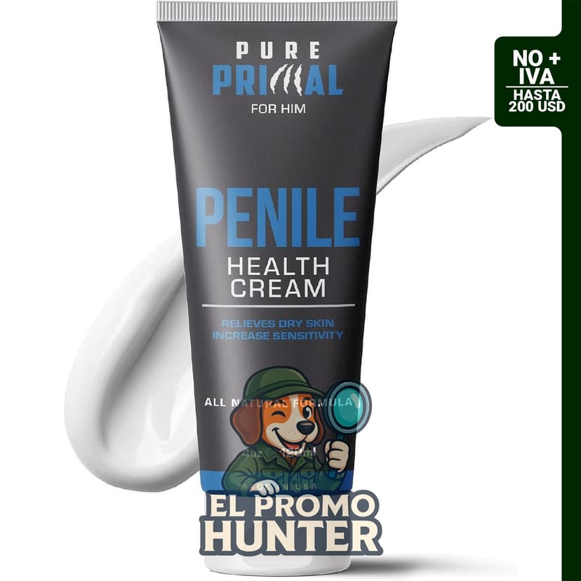 Crema calmante para la piel Pure Primal, hidratante diario para áreas delicadas.