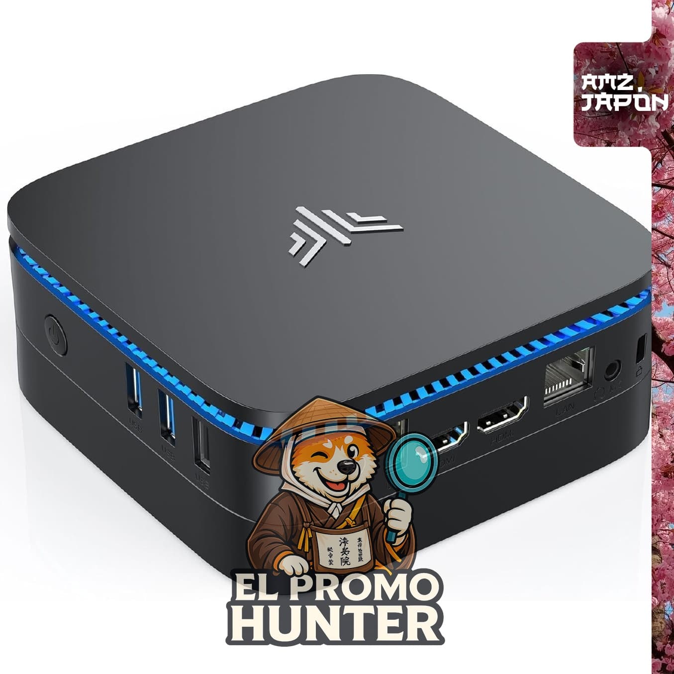 NiPoGi Mini PC con procesador Intel N5030, 12 GB de RAM y 256 GB de almacenamiento, sistema operativo Windows 11 Pro.