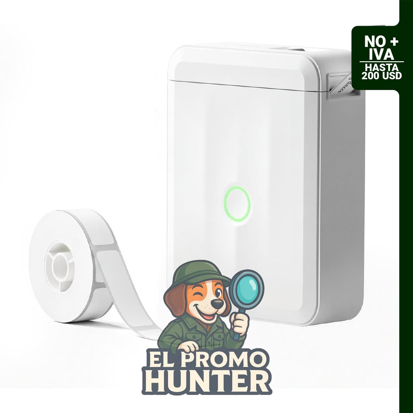 NIIMBOT Mini etiquetadora D110, impresora térmica Bluetooth para etiquetado.