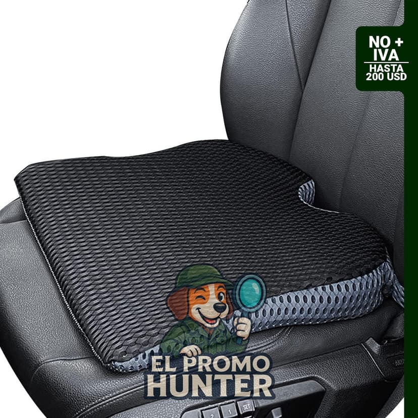 Cojín de asiento de cuña para automóvil y silla de oficina, espuma viscoelástica.