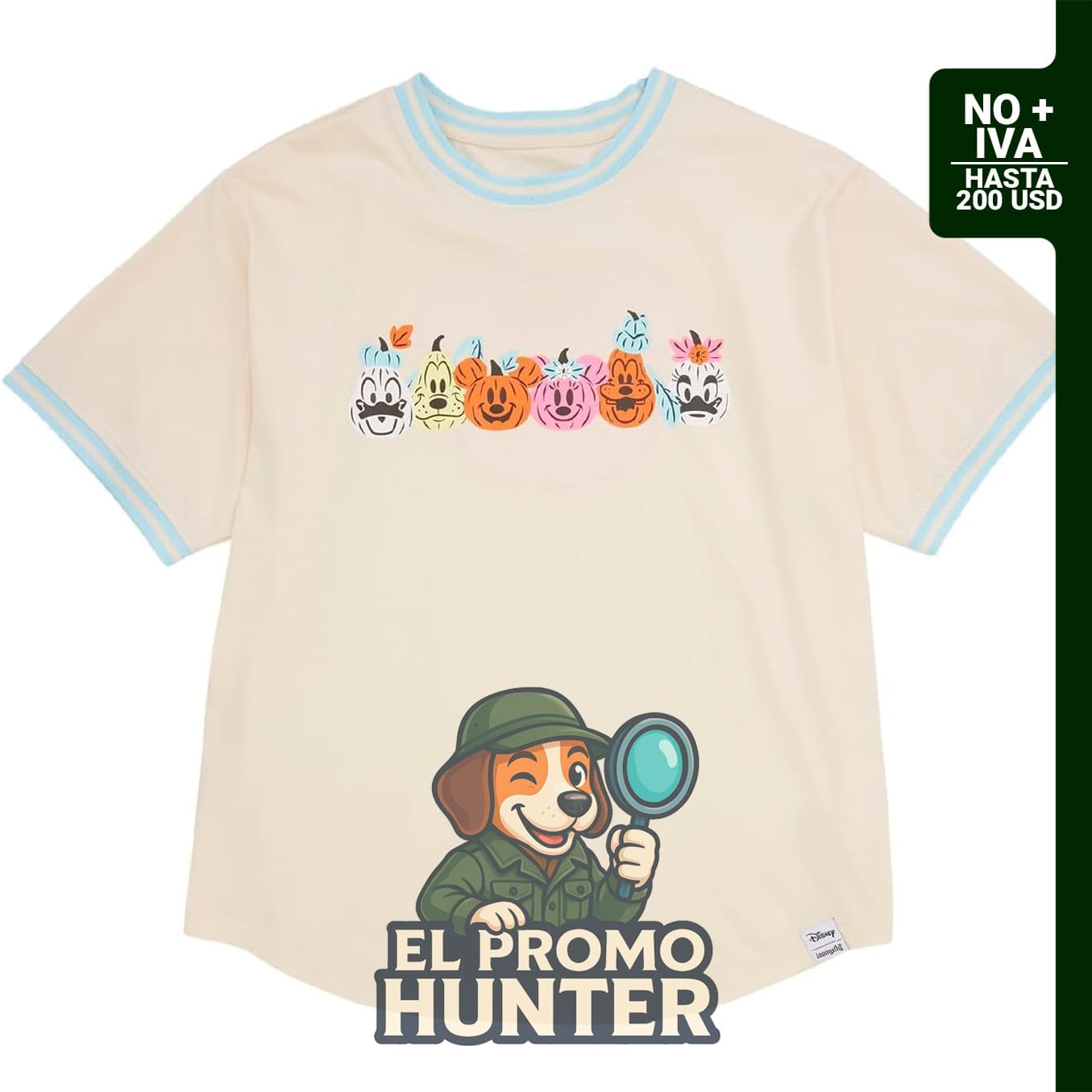Loungefly Disney Mickey & Friends camiseta deportiva de Halloween, diseñada para mujeres.