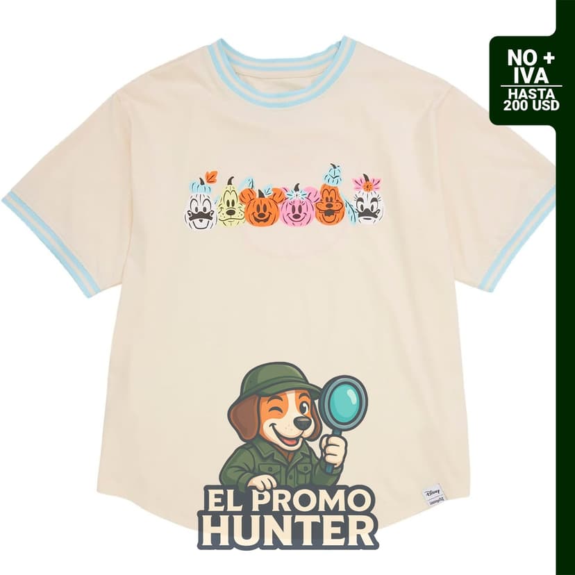 Loungefly Disney Mickey & Friends camiseta deportiva de Halloween, diseñada para mujeres.