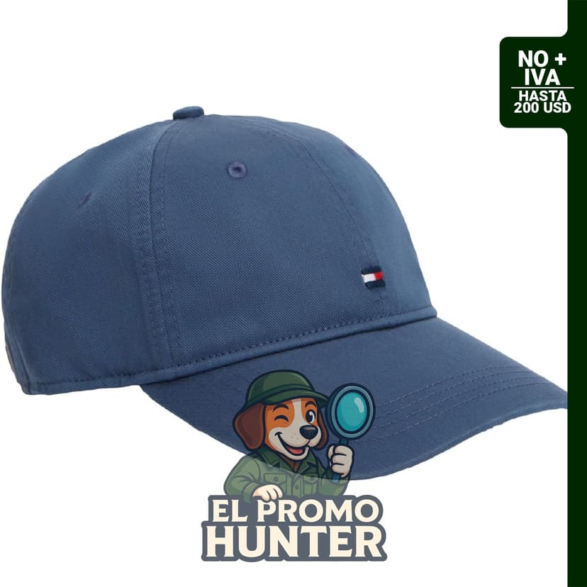 Gorra ajustable de algodón Tommy Hilfiger con logo 85 para hombre.