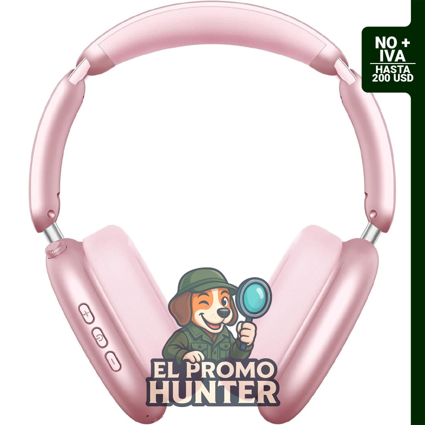 Wentronic Y02 Auriculares inalámbricos con cancelación activa de ruido, Bluetooth 5.4, micrófono y tiempo de reproducción de 60 horas.