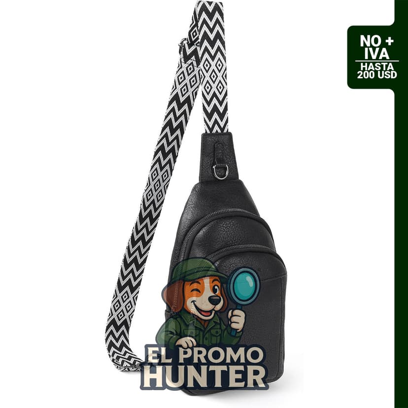 Riñonera pequeña TANTOMI de cuero, ideal para viajes y actividades diarias.