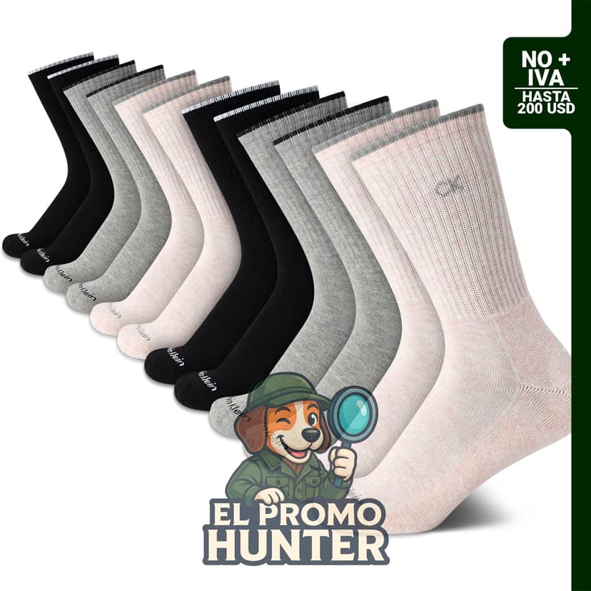 Calcetines deportivos acolchados para mujer de Calvin Klein, 12 pares.