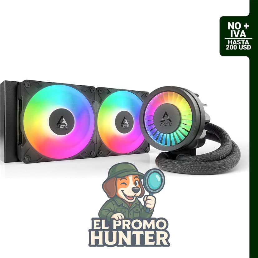 ARCTIC Freezer III Pro 240 A-RGB, enfriador de CPU AIO de 240 mm con radiador de 38 mm y bomba PWM.
