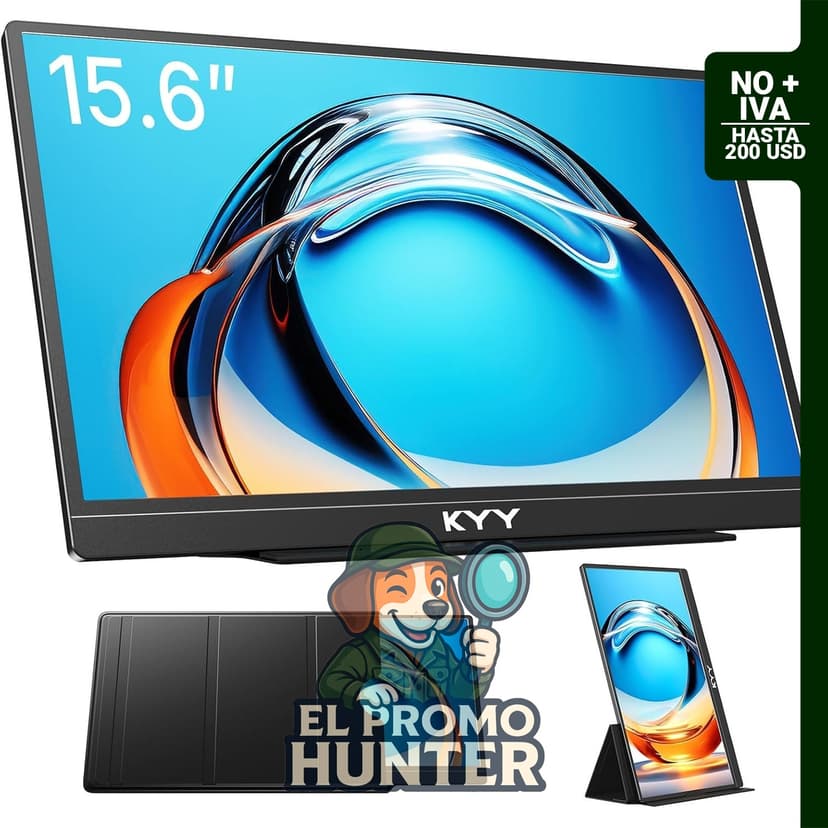KYY Monitor portátil 15.6" (39.6 cm) 1080P para portátil