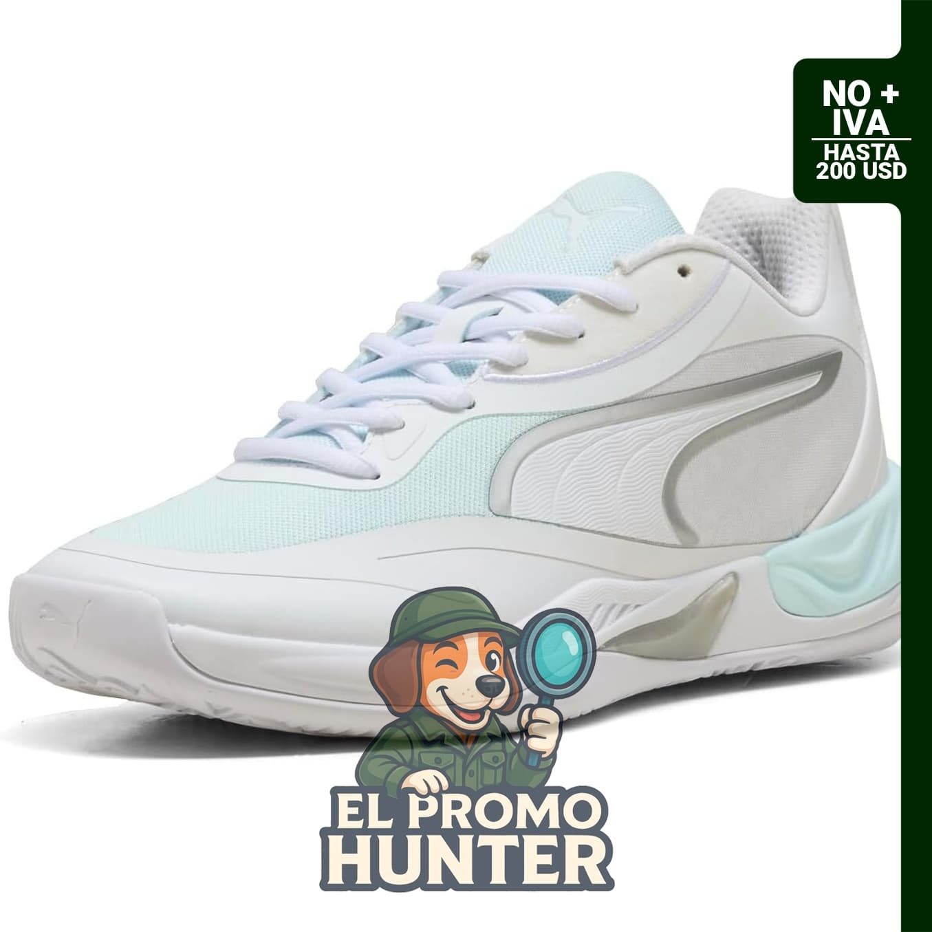 PUMA Zapatillas de baloncesto All-pro Nitro Skybreak para hombre, talla 9
