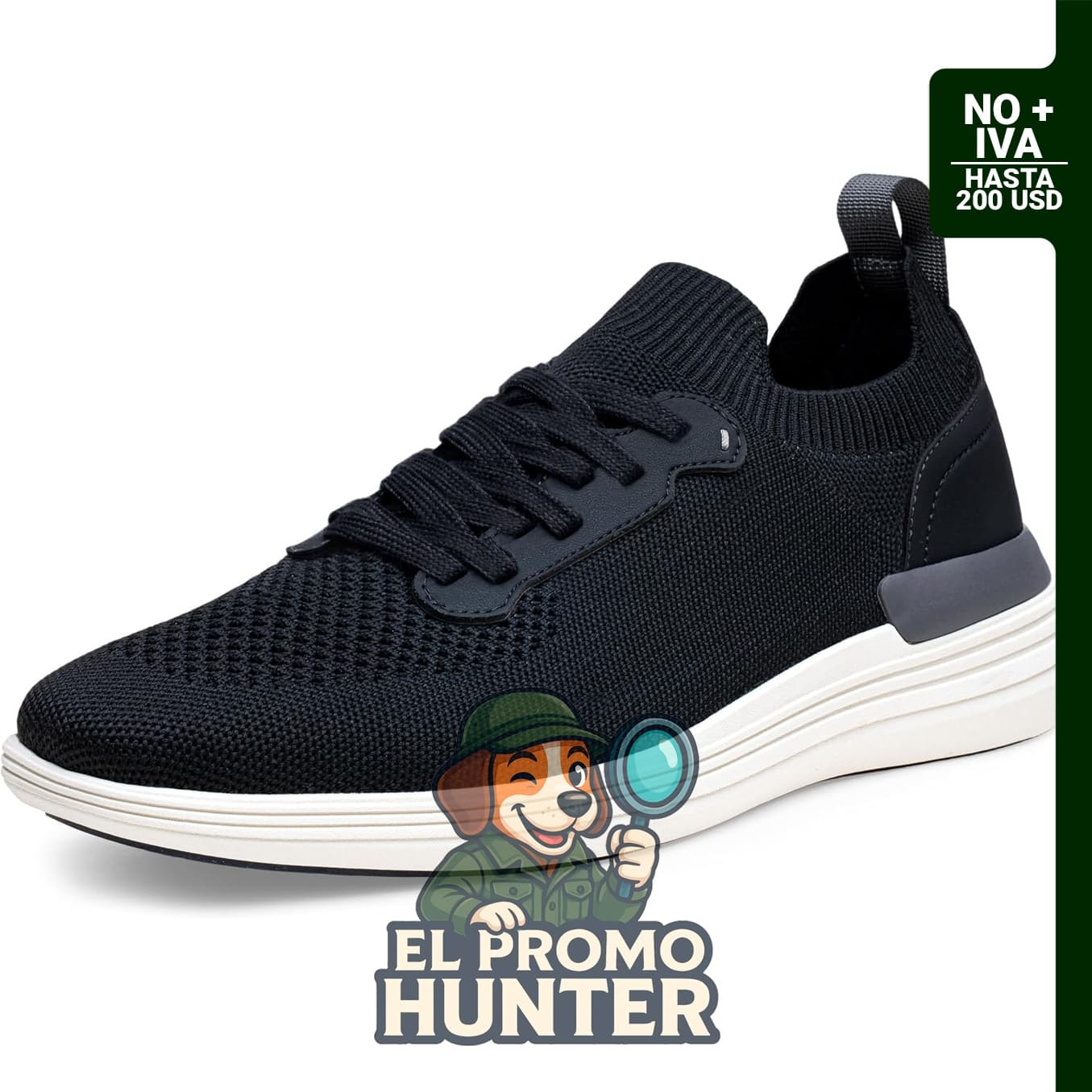 Vostey zapatos casuales para hombre, de punto, ligeros y de vestir.
