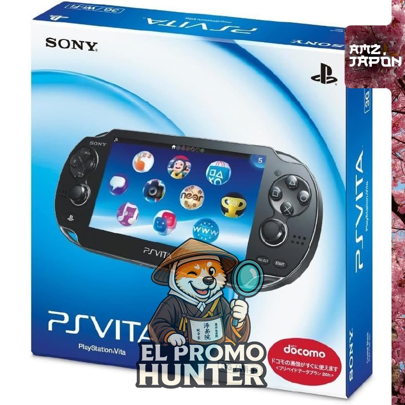 PlayStation Vita 3G / Wi-Fi Modelo Edición Limitada Negro Cristal (PCH-1100AB01)