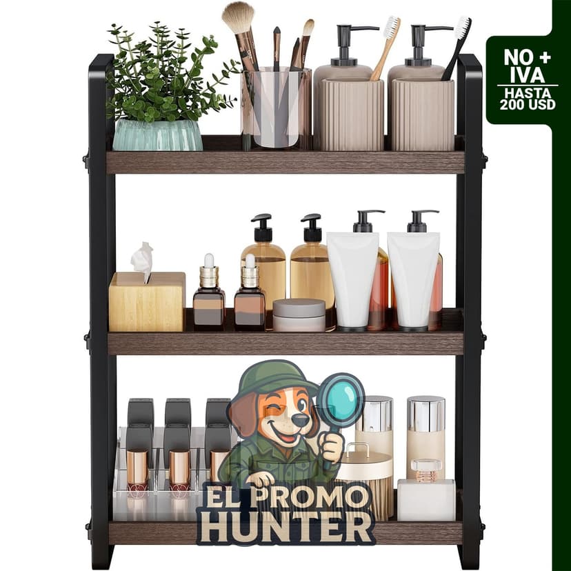 HNRLOY Organizador de Mostrador de Baño, estante para almacenamiento en encimera.