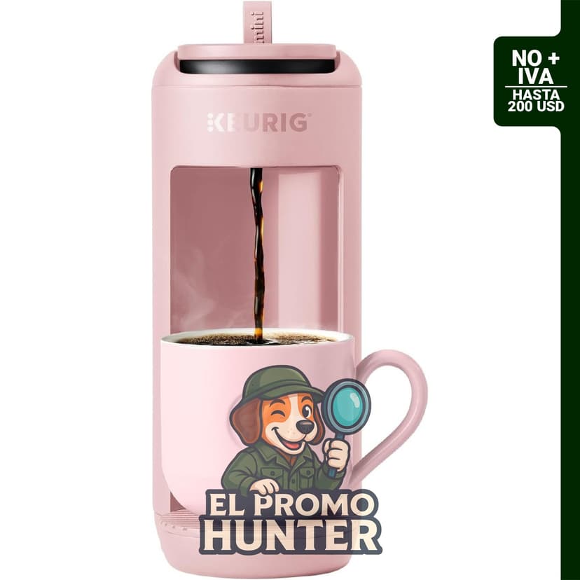 Keurig K-Mini Mate - Cafetera de cápsulas K-Cup, capacidad de 355 ml, diseño compacto para espacios pequeños.