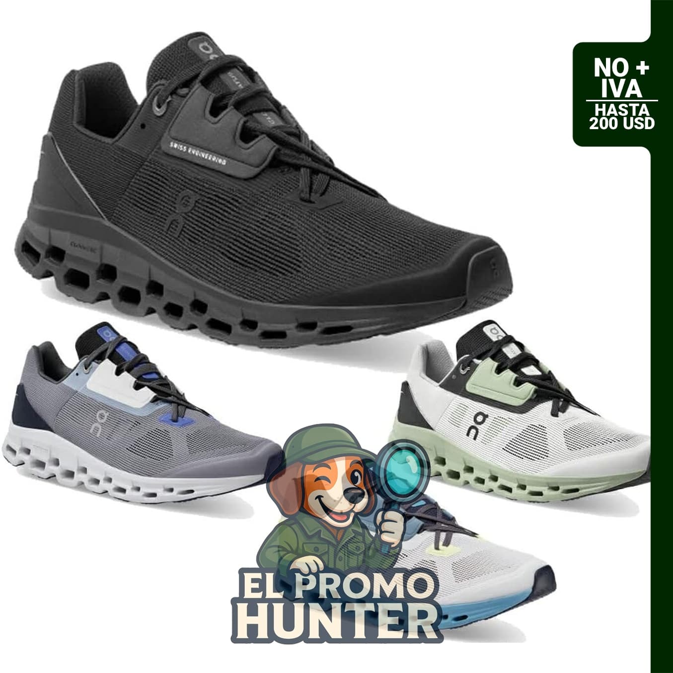 Zapatillas On Cloudsurfer para mujer, diseñadas para ofrecer soporte y comodidad en el calzado deportivo.