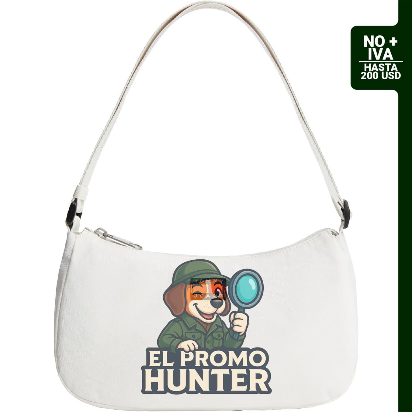 Bolso de hombro diario esencial para mujer Tommy Jeans, color marfil.