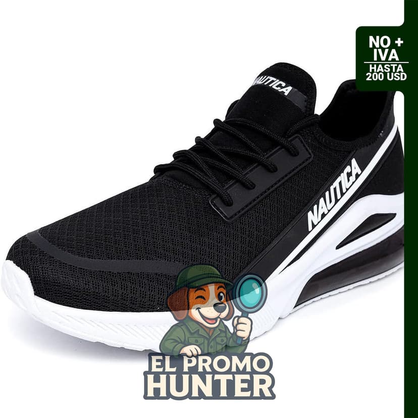 Tenis Nautica para hombre, modelo Air Cushion, calzado deportivo ligero para entrenamiento y uso diario.