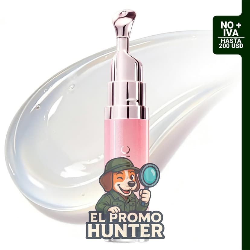 SKINTIFIC Suero de labios hidratante iluminador, tinte labial con escualano polipéptido (00 transparente)