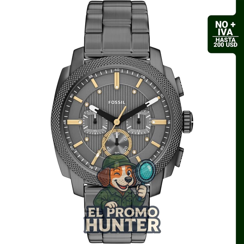 Fossil Reloj cronógrafo Machine de acero inoxidable para hombre