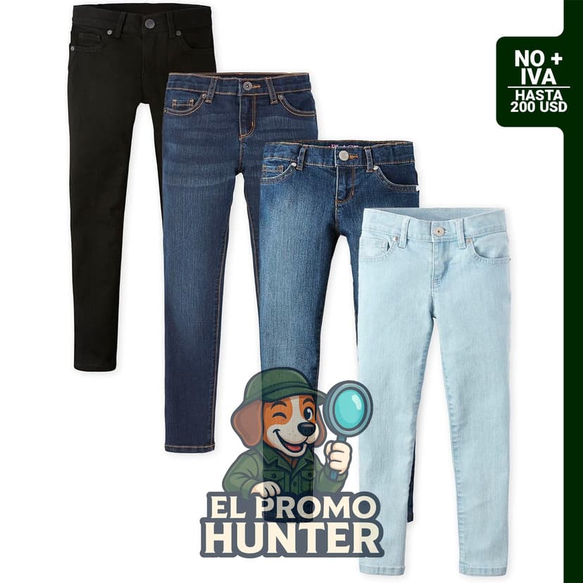 The Children's Place Jeans ajustados para niñas, talla 8, entallado.