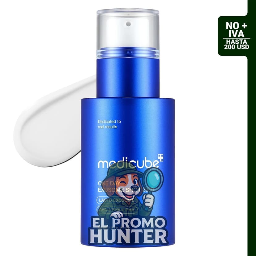 Medicube Zero Exosome Shot 2,000 PPM Suero Facial con AHA, BHA y PHA para el cuidado de la piel.