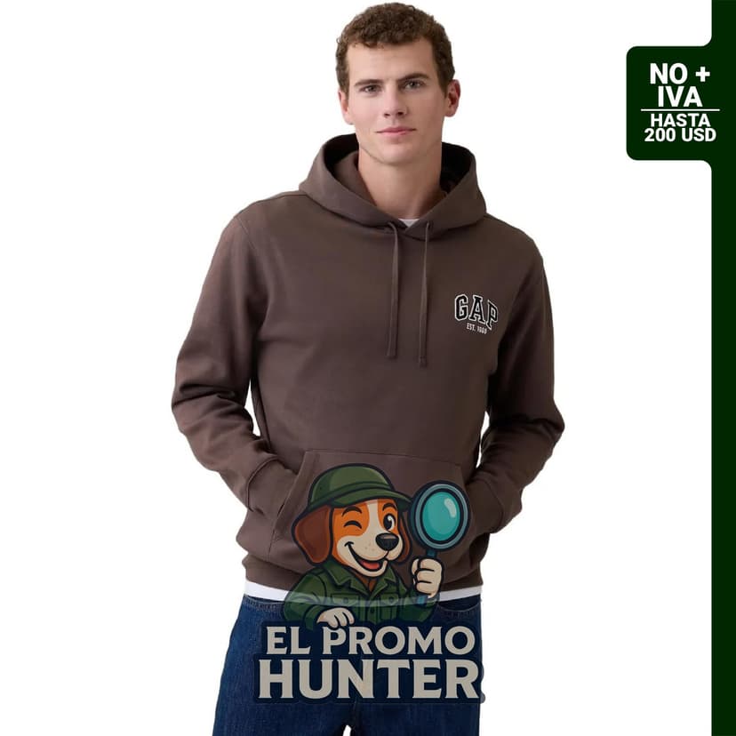 GAP Sudadera con capucha para hombre con logotipo Est. 1969