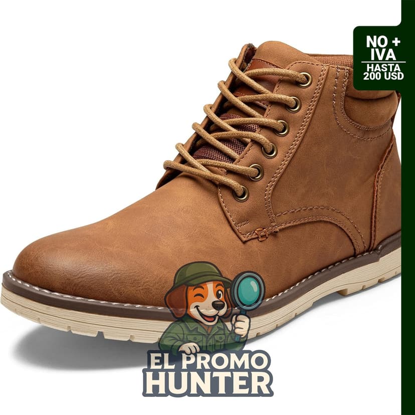 Vostey Botas de senderismo para hombre, botas casuales para hombre