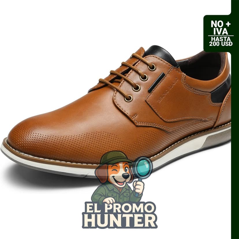 Bruno Marc Zapatillas Oxford Casual Derby para hombre, diseño clásico y versátil.