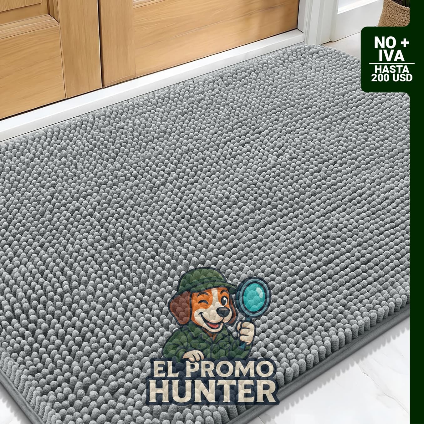 OLANLY Tapete para perro, 76 x 51 cm, felpilla absorbente, antideslizante y lavable.
