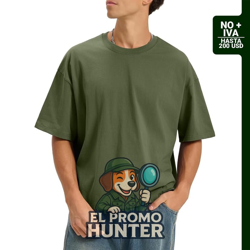 KEEPSHOWING Camiseta recortada de gran tamaño para hombre, 100% algodón pesado, cuello redondo y manga corta.
