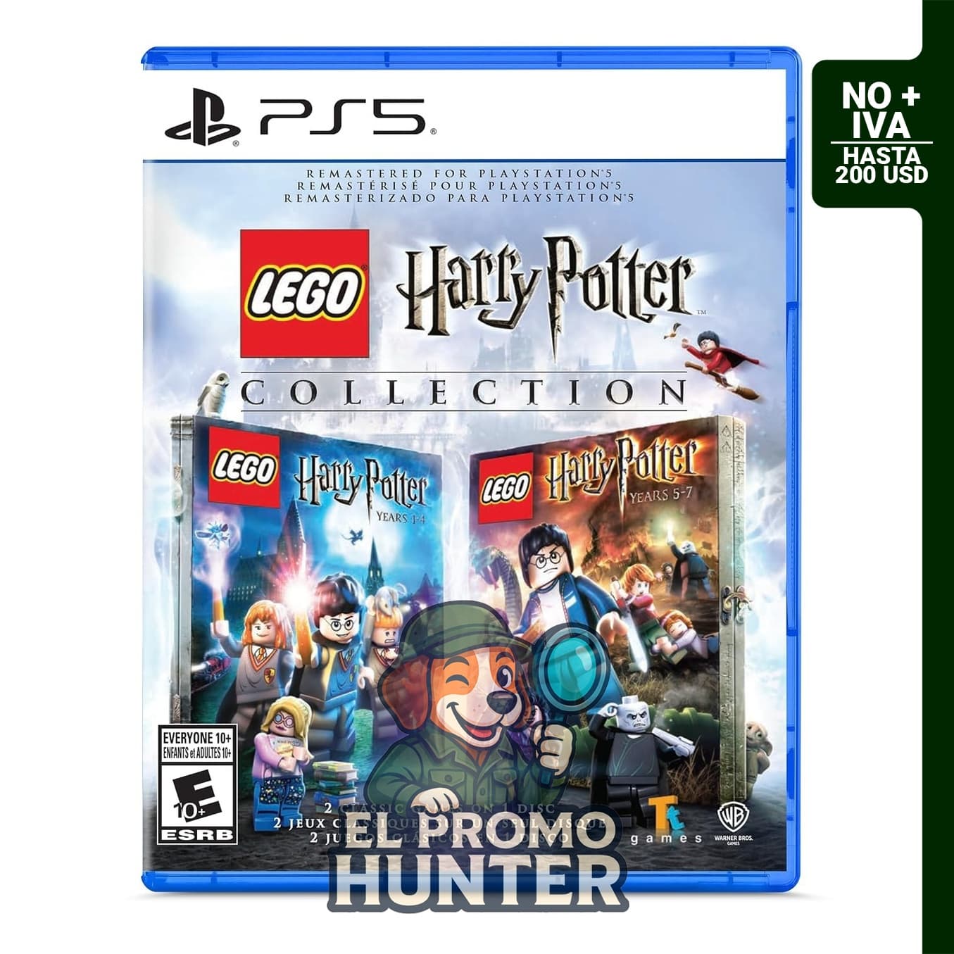 LEGO Harry Potter Collection para PlayStation 5, incluye varios juegos de la serie.