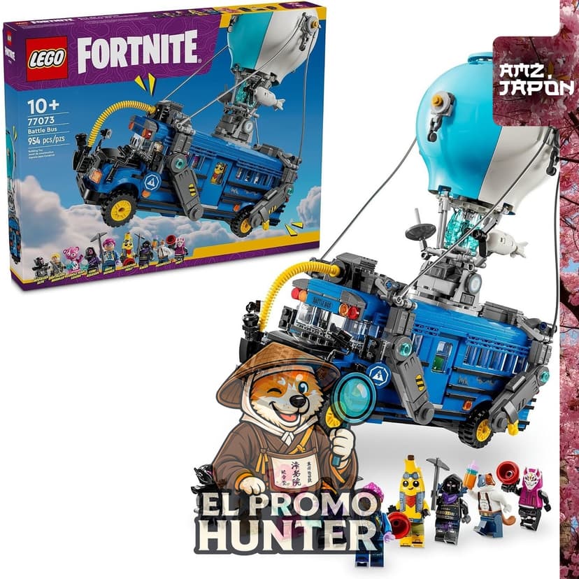 Lego Fortnite Battlebus 77073, set de construcción basado en el popular videojuego Fortnite.
