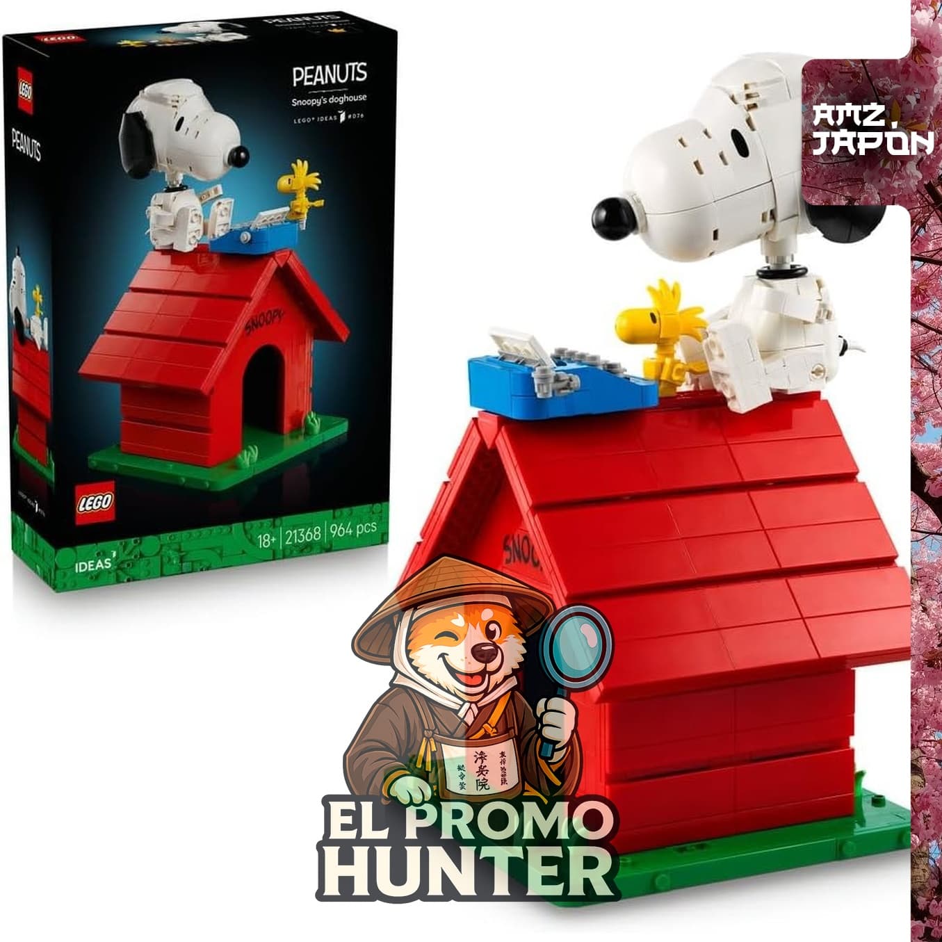 Lego Ideas Peanuts: Snoopy Dog House 21368, set de construcción de Lego basado en la casa de Snoopy.