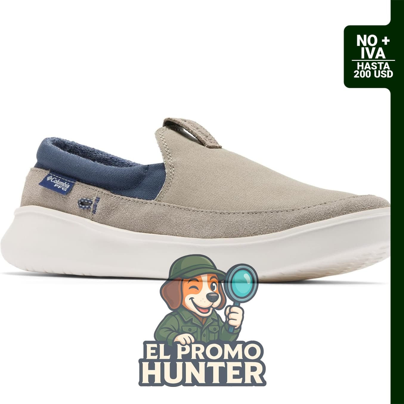 Columbia PFG Boatside - Zapatillas náuticas sin cordones para hombre.