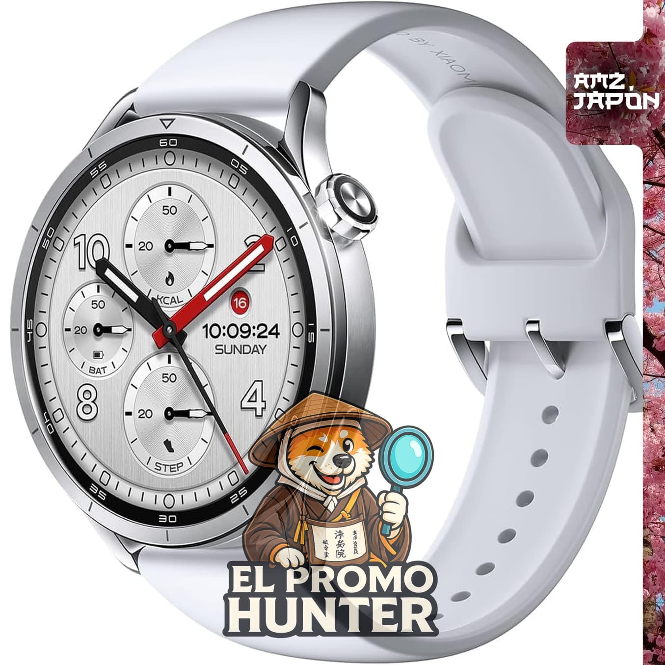 Reloj inteligente Xiaomi Watch S5 con pantalla AMOLED de 1.48 pulgadas, 2,500 nits de brillo, GPS integrado y llamadas Bluetooth.