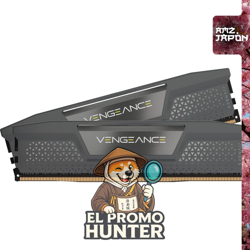 Corsair Vengeance DDR5 RAM 32GB (2x16GB) 6000MHz CL36-44-44-96 1.35V, compatible con AMD EXPO e Intel XMP 3.0.