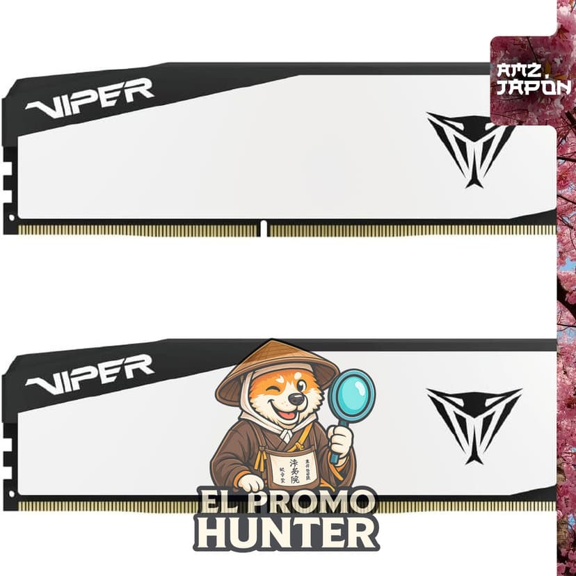 Patriot Viper Elite 5 DDR5 RAM 32GB (2X16GB) 6000MT/s CL30 1.35v UDIMM