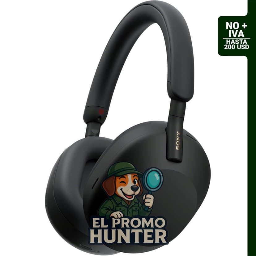 Sony WH-1000XM5 Auriculares inalámbricos con cancelación de ruido, hasta 30 horas de batería.