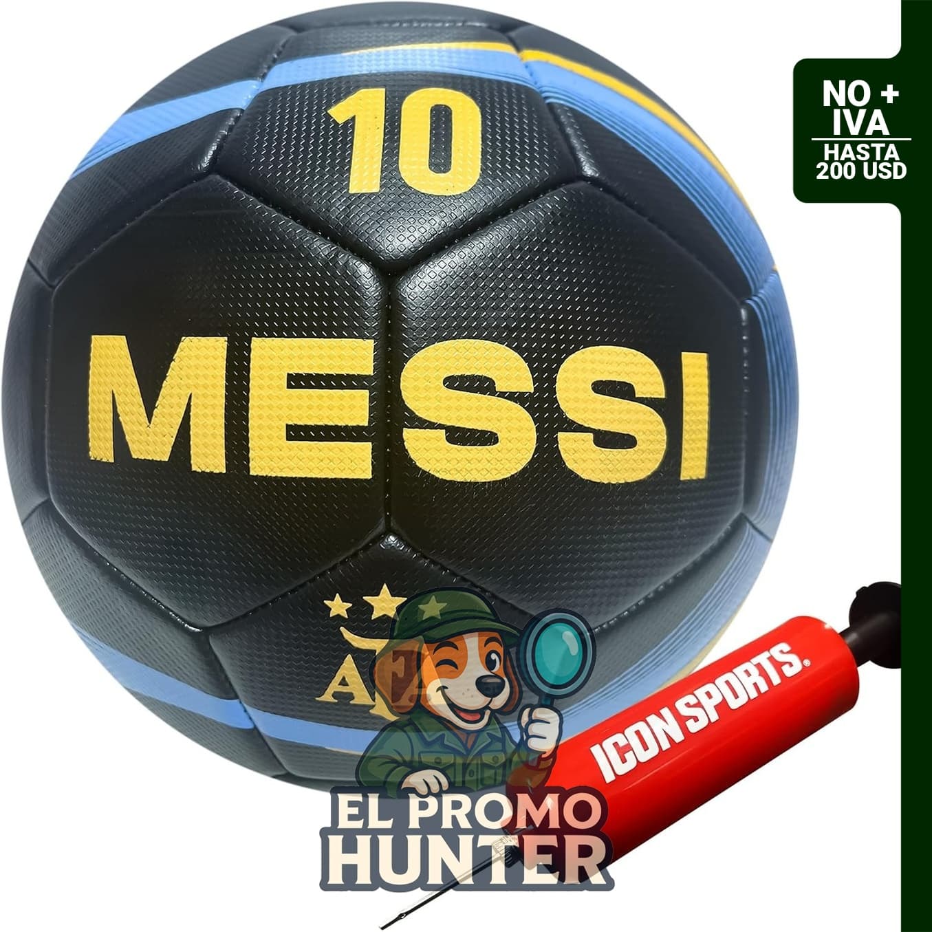 Balón de fútbol oficialmente licenciado de la Asociación de Fútbol Argentino.