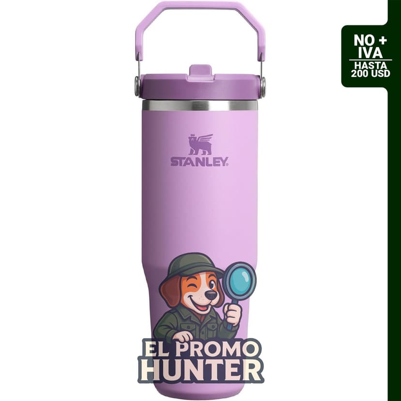 STANLEY IceFlow 2.0 - Vaso con pajita de 887 ml (30 oz) en color lila.