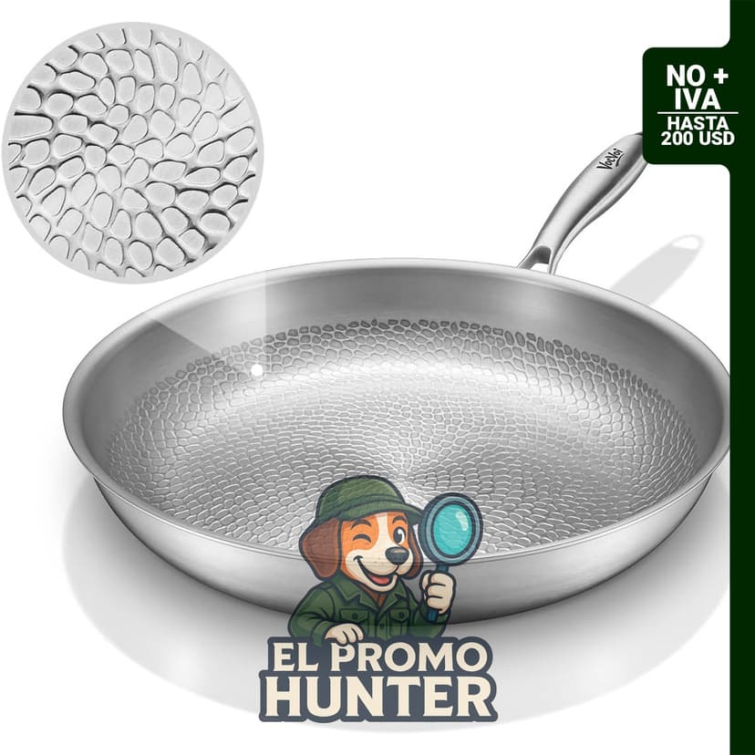 VocVoi Sartenes de titanio para cocinar, utensilios de cocina.