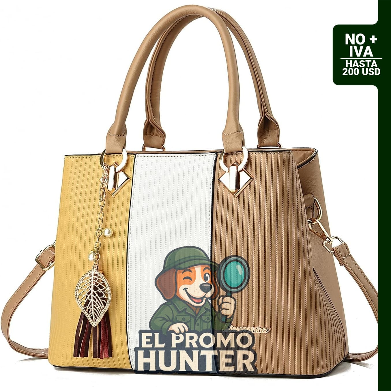 Bolso tote de cuero para mujer, mediano, con asa superior y bandolera.