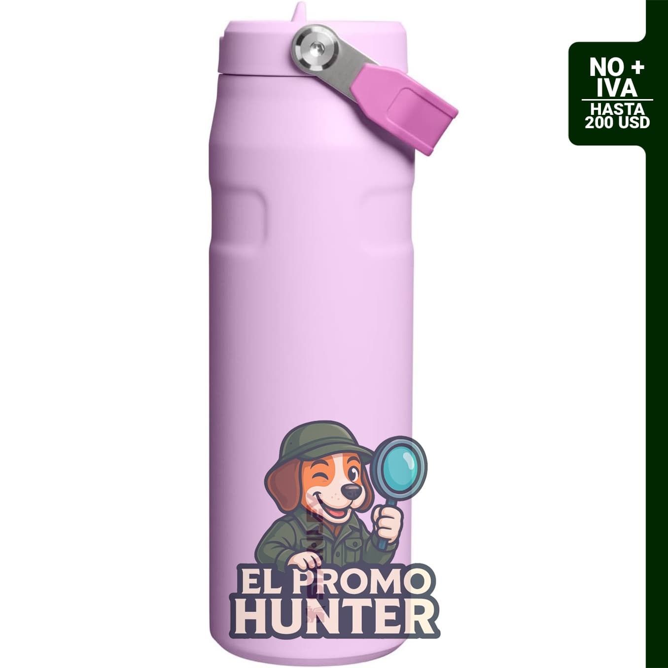 STANLEY IceFlow - Botella con popote 2.0, 24 onzas, orquídea suave