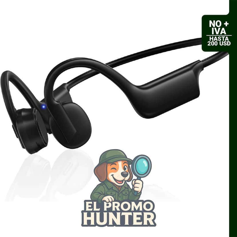 Auriculares Ogogrs de conducción ósea, inalámbricos y a prueba de agua, con micrófono y carga rápida por Type-C.