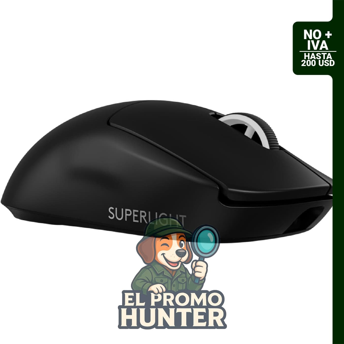 Logitech G PRO X Superlight 2 SE, ratón inalámbrico para juegos en color negro.